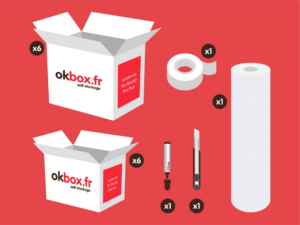 okbox garde meuble Cuverville box stockage Pack S