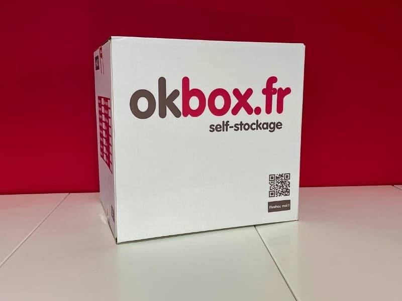 okbox garde meuble Cuverville box stockage Carton petit modele