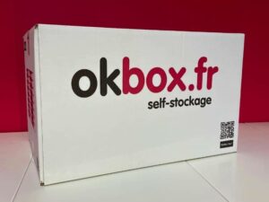 okbox garde meuble Cuverville box stockage Carton standard