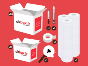 okbox garde meuble Cuverville box stockage Pack L