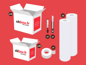 okbox garde meuble Cuverville box stockage Pack M
